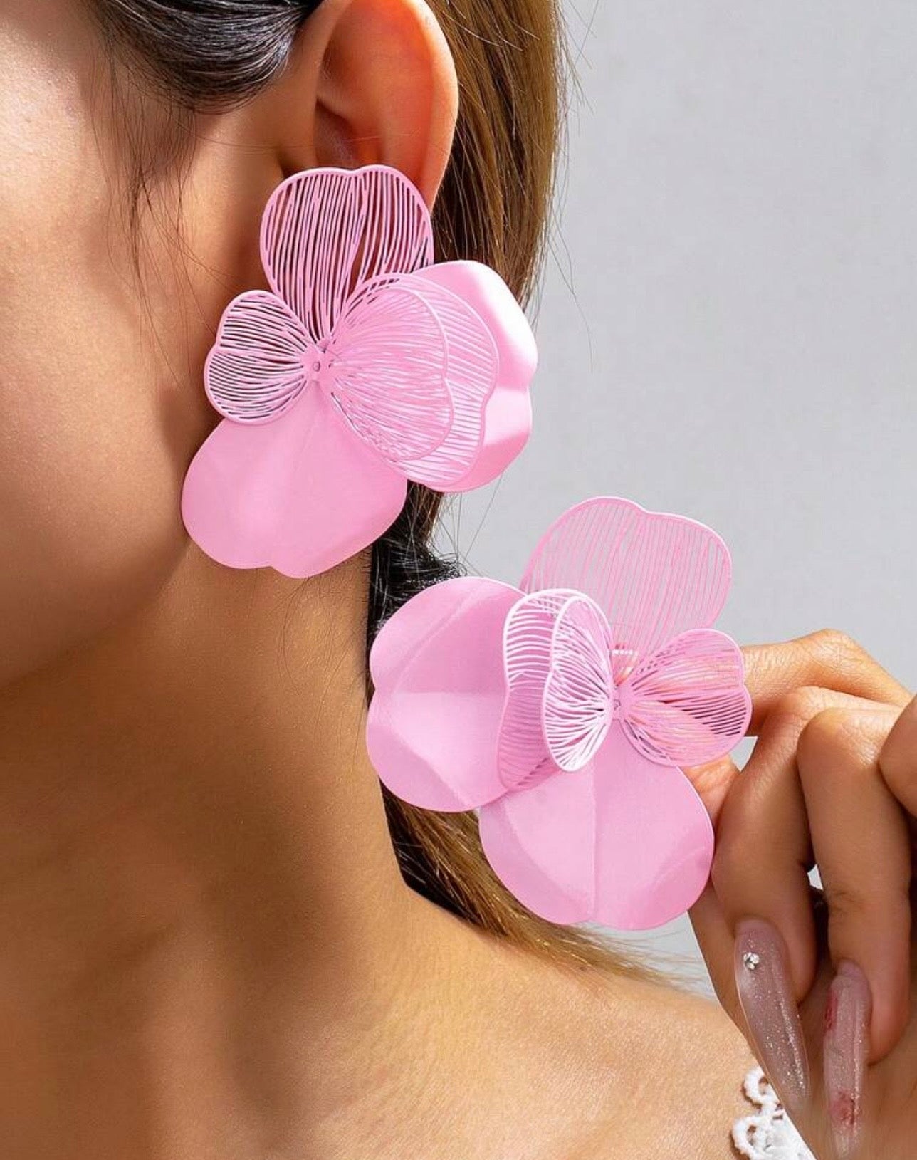 Belle Stud Earring Pink