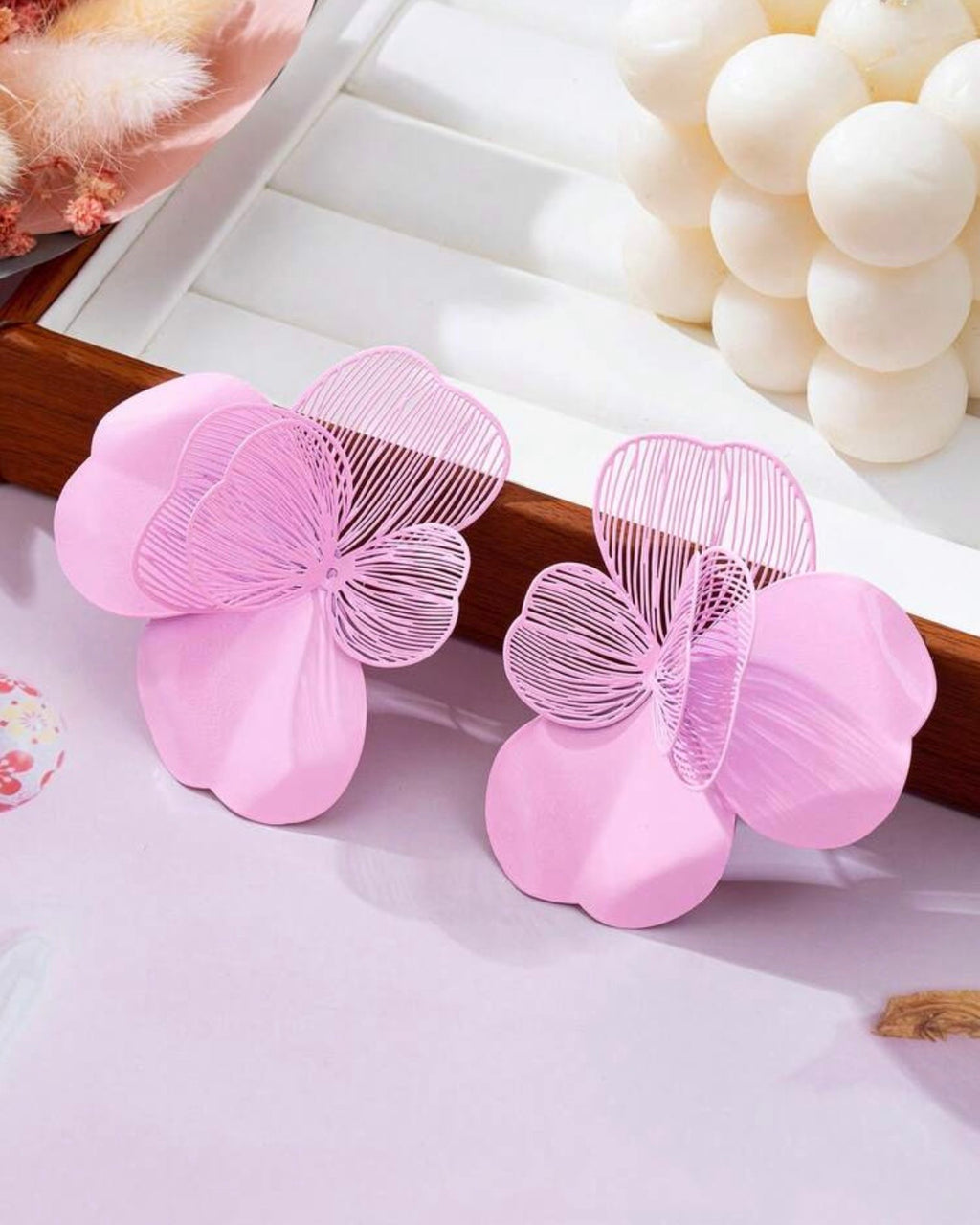 Belle Stud Earring Pink
