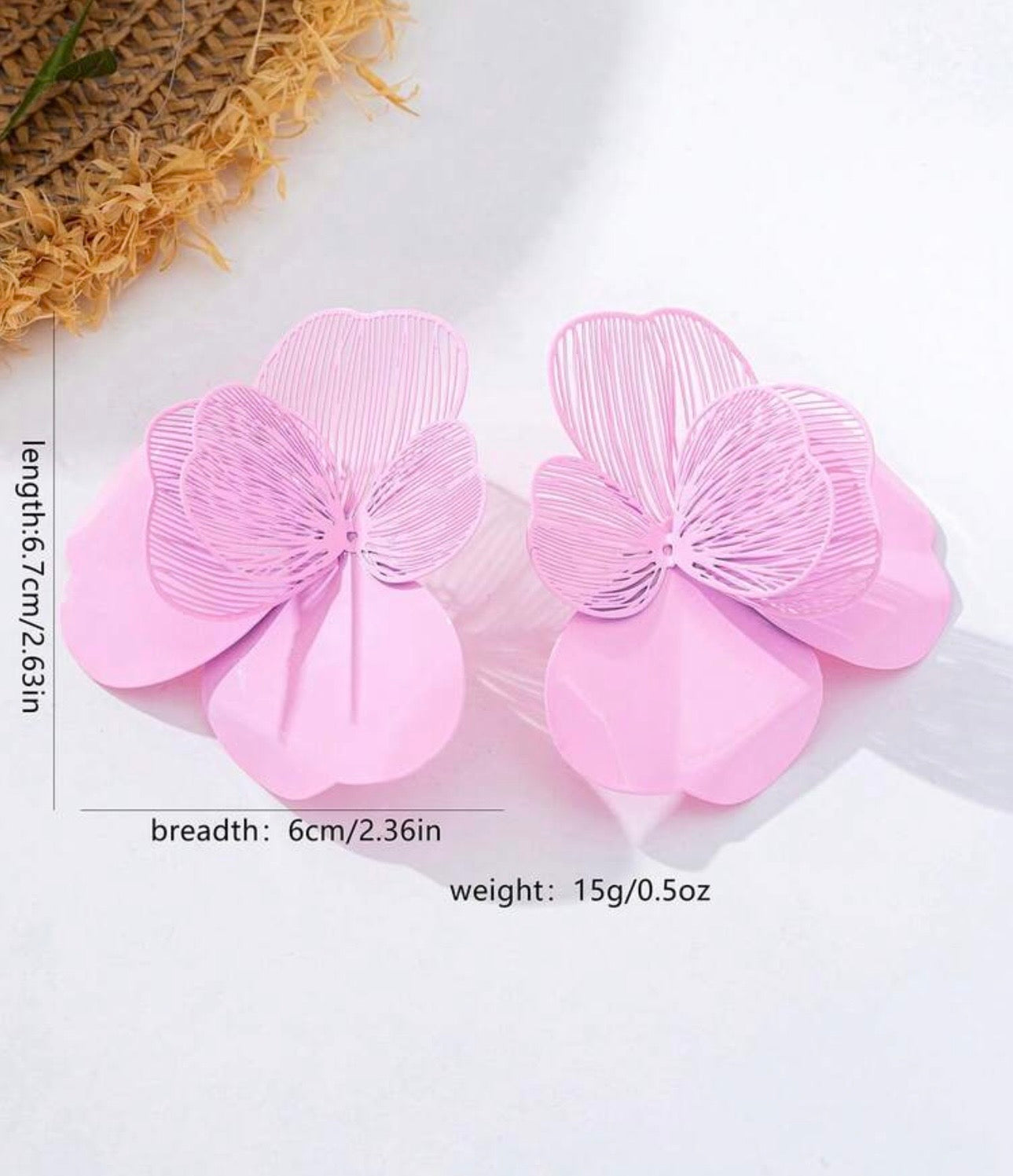 Belle Stud Earring Pink